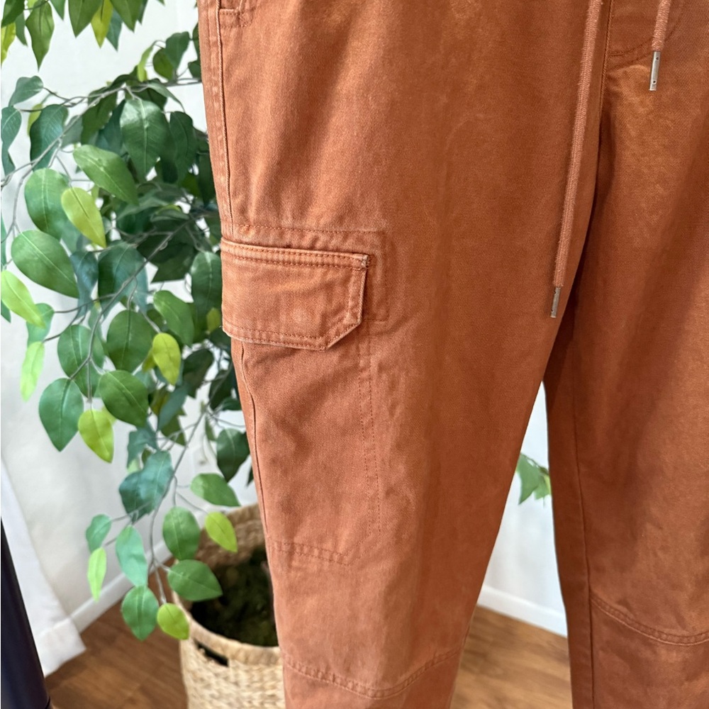 Forever 21 Rust Cargo Jogger Pants Size M - Picture 2 of 5